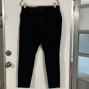 Womens black skinny jeans size 16W